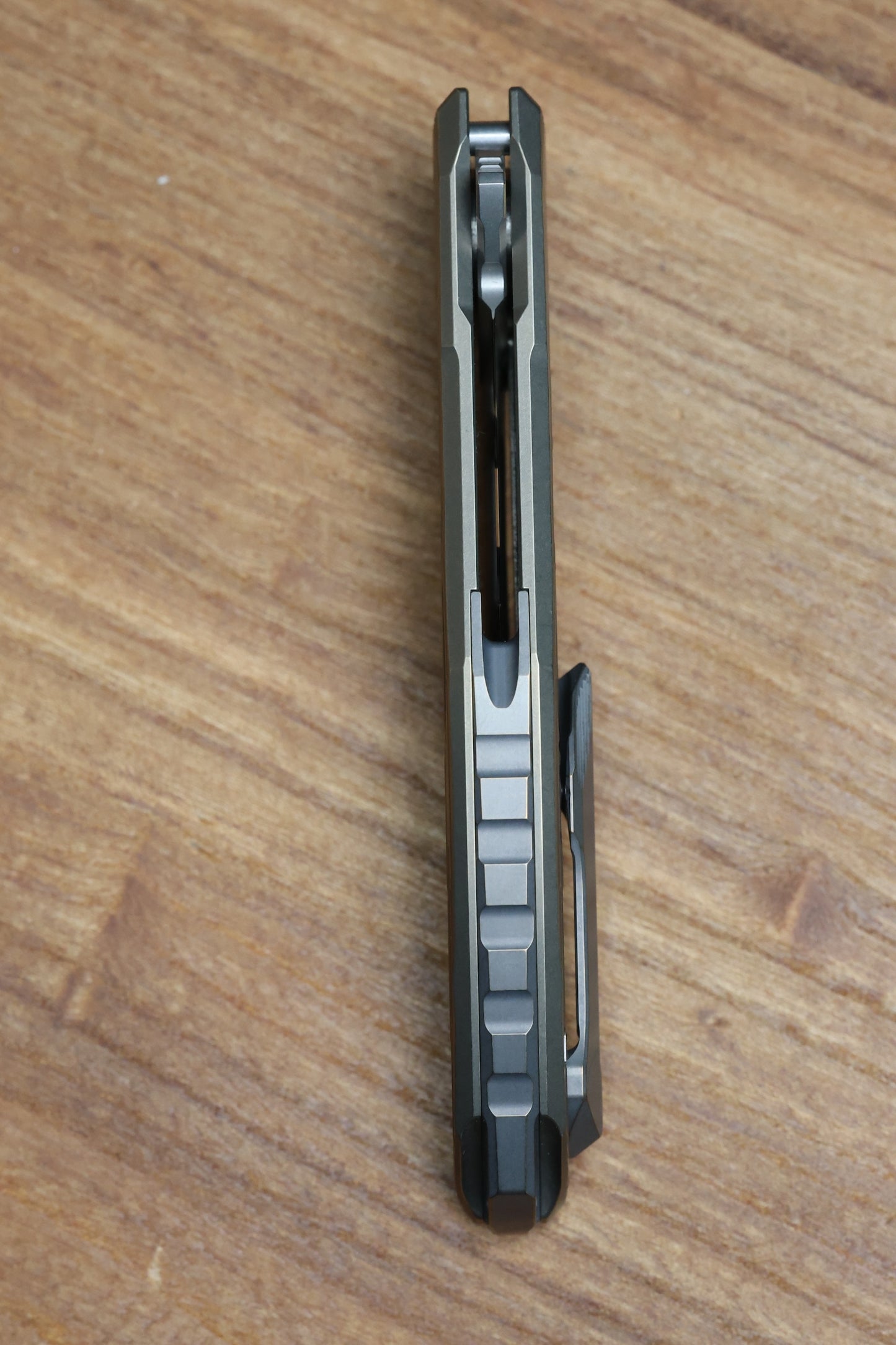 SHIROGOROV NEONIX CUSTOM DIVISION - M398 BLADE - TITANIUM HANDLE - SRRBS