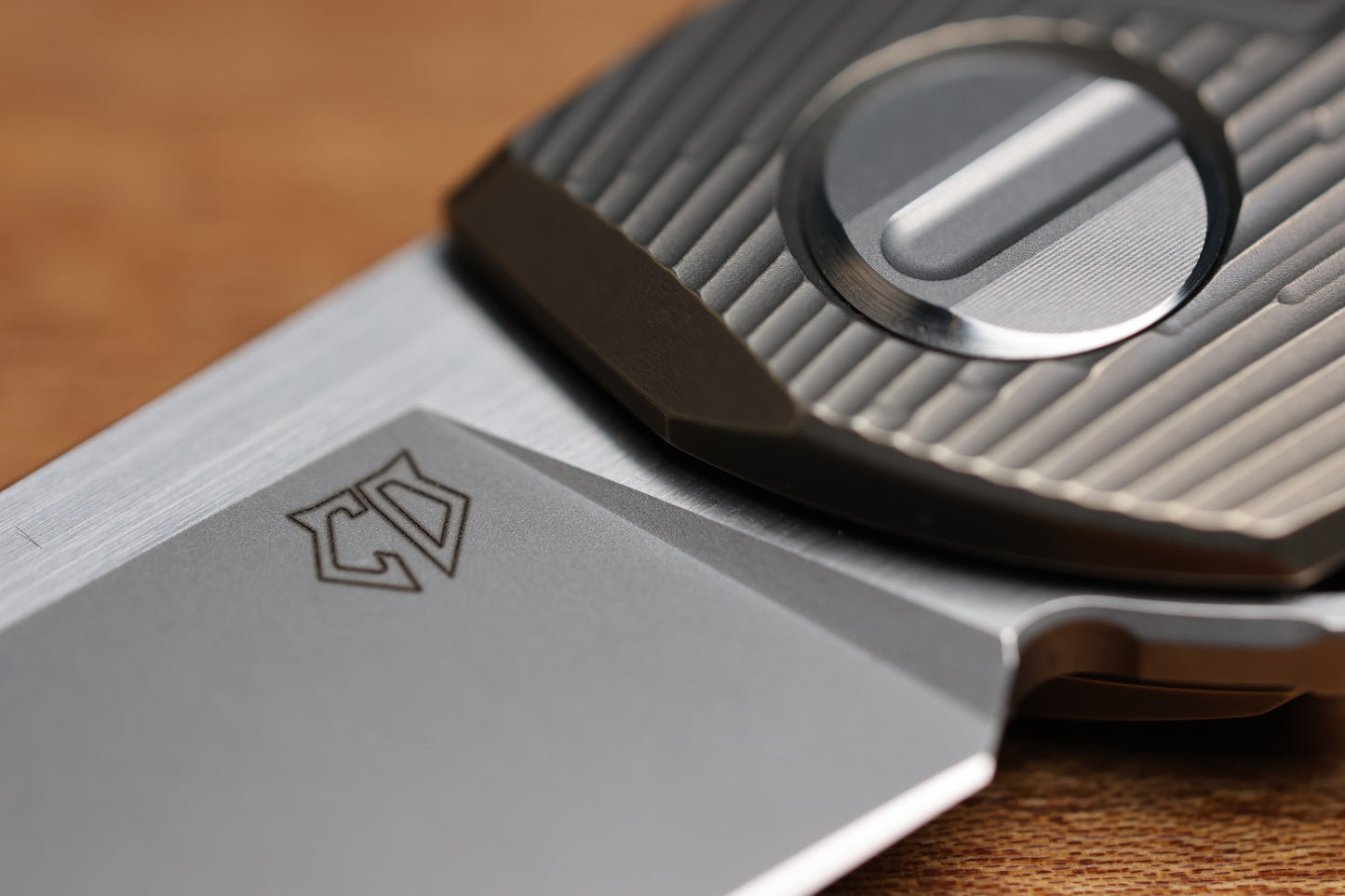 SHIROGOROV NEONIX CUSTOM DIVISION - M398 BLADE - TITANIUM HANDLE - SRRBS