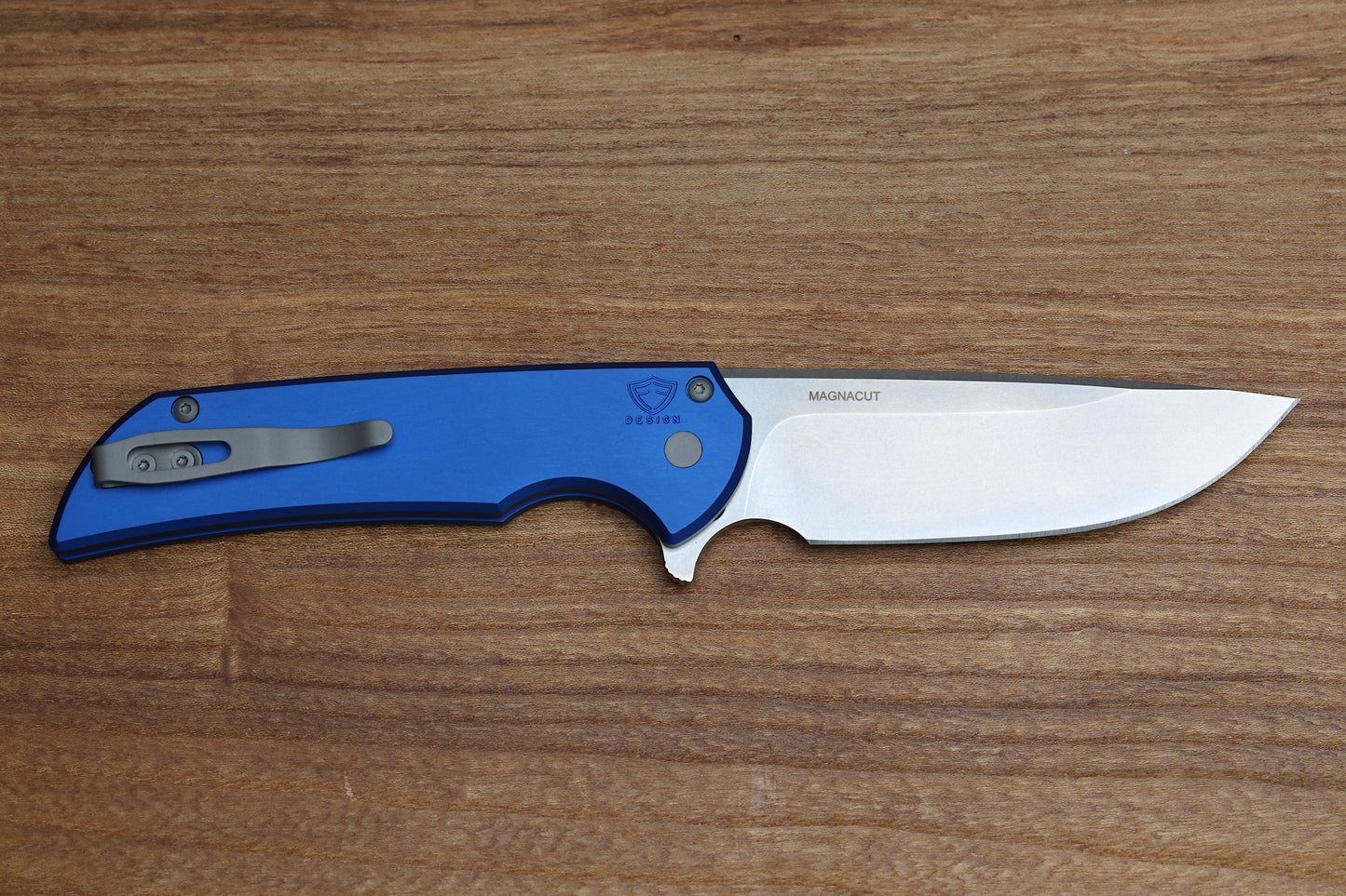 PRO-TECH MORDAX BLUE HANDLE & STONEWASH MAGNACUT MX101-BLUE