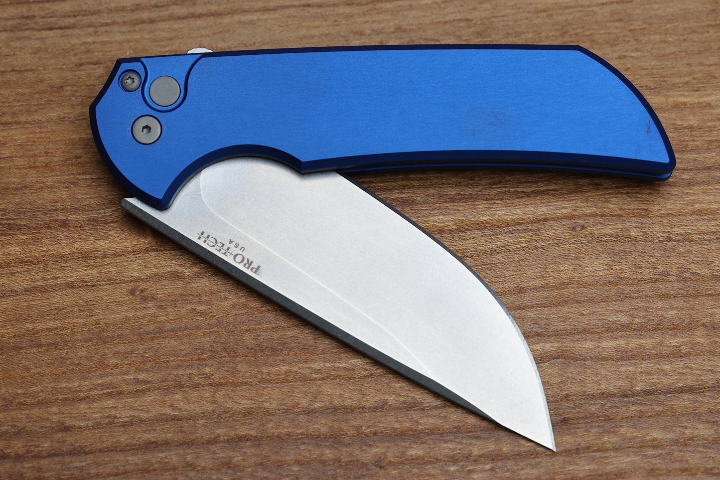 PRO-TECH MORDAX BLUE HANDLE & STONEWASH MAGNACUT MX101-BLUE