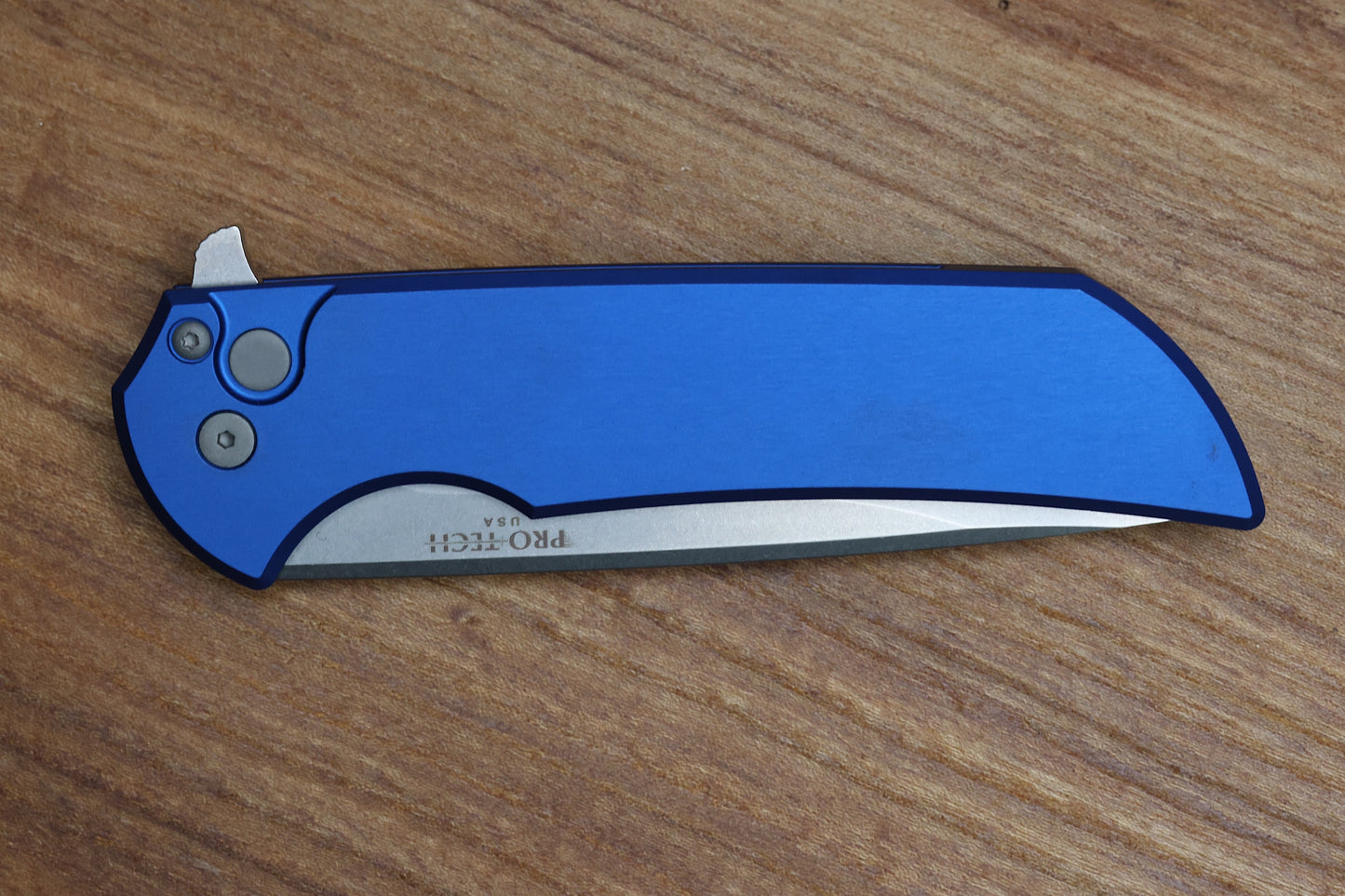 PRO-TECH MORDAX BLUE HANDLE & STONEWASH MAGNACUT MX101-BLUE