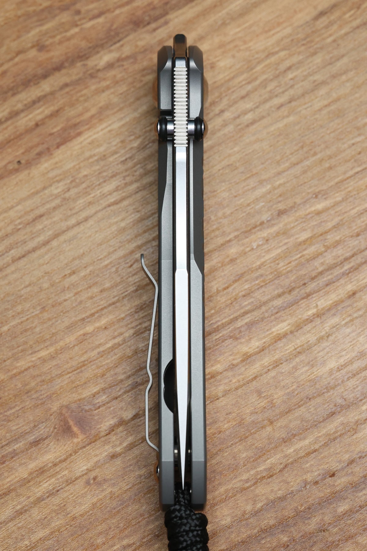 CHRIS REEVE UMNUMZAAN - TANTO CPM MAGNACUT BLADE - GLASS BLASTED - TITANIUM HANDLE