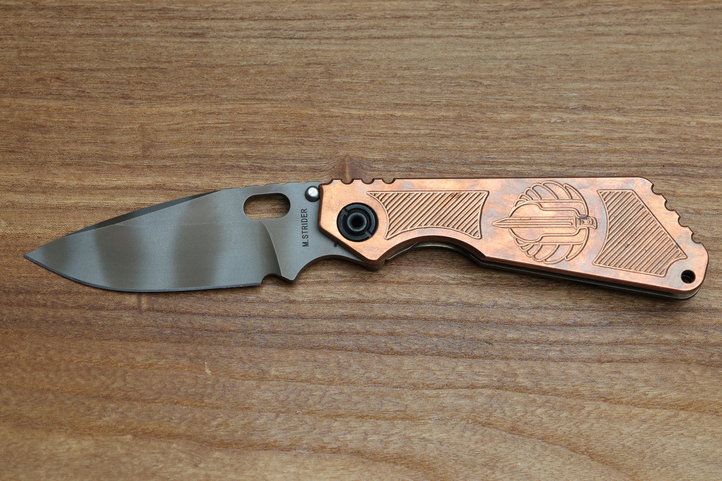 STRIDER KNIVES SNG COPPER TIGER STRIPE MAGNACUT