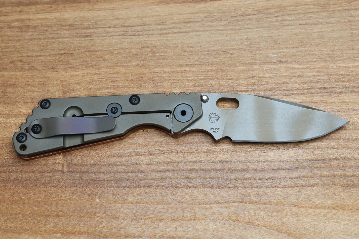 STRIDER KNIVES SNG COPPER TIGER STRIPE MAGNACUT