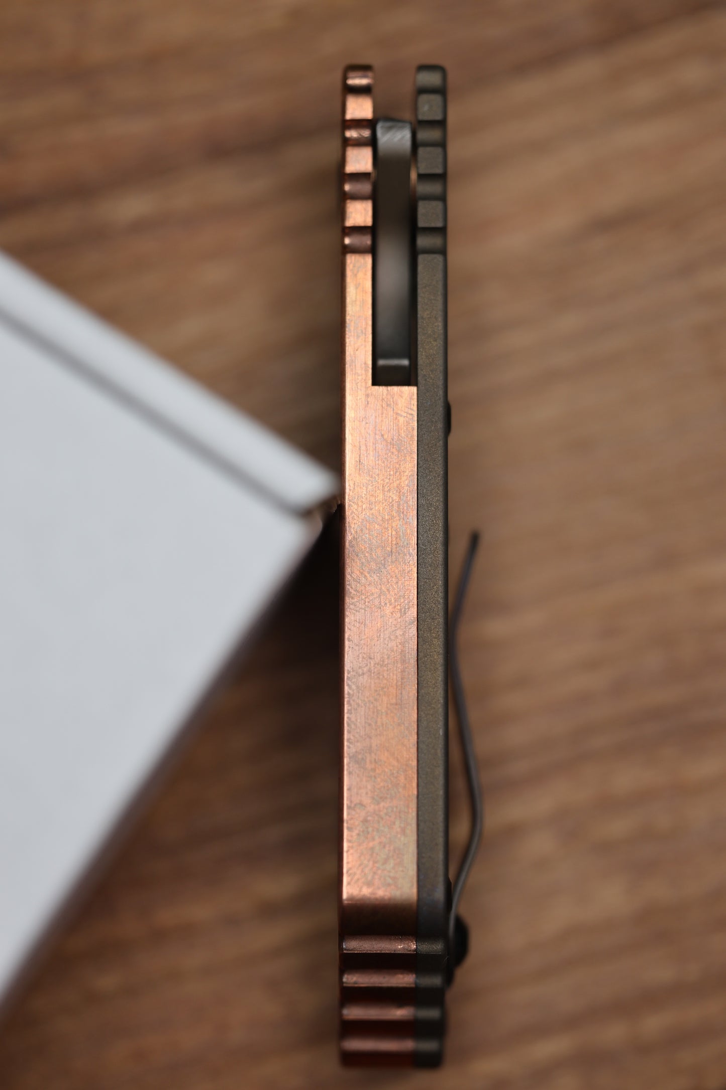 STRIDER KNIVES SNG COPPER TIGER STRIPE MAGNACUT