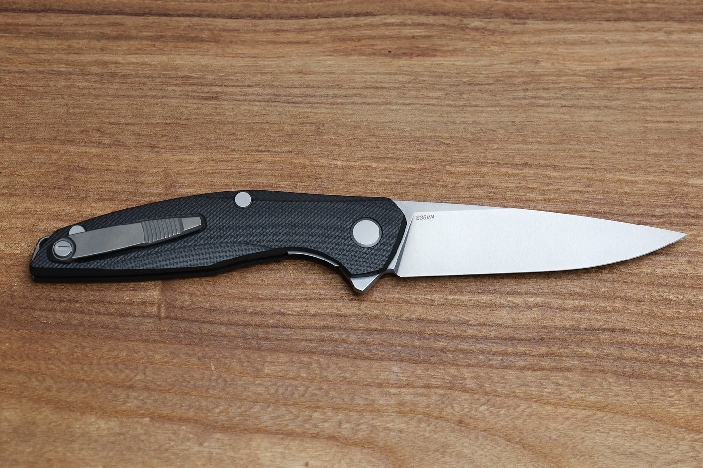 SHIROGOROV 111 - S35VN BLADE - BLACK G10 HANDLE - MRBS