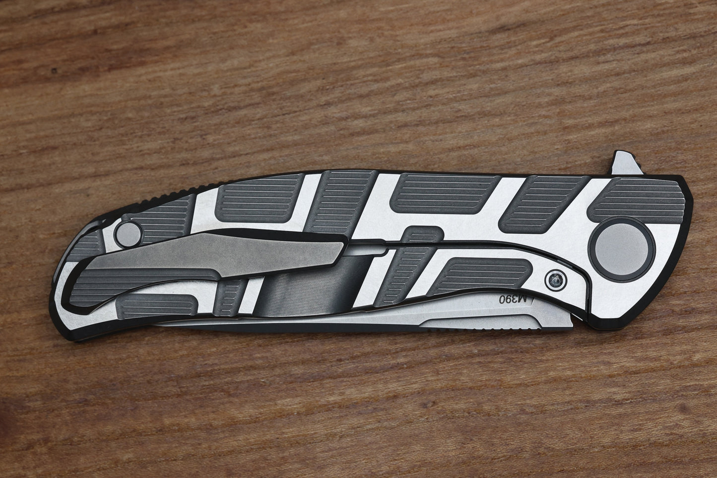 SHIROGOROV F95 T PATTERN GEN. 4 - TITANIUM HANDLE - M390 BLADE - MRBS