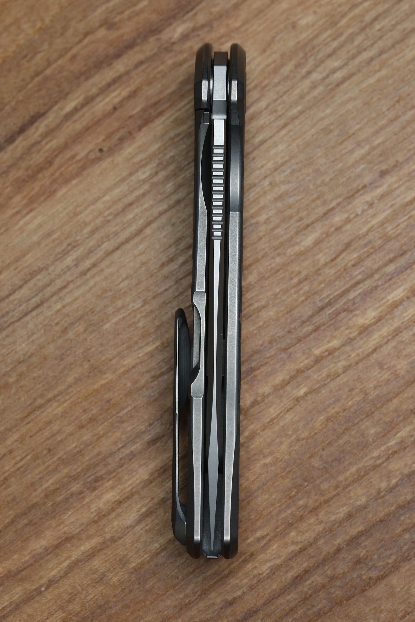 SHIROGOROV F95 T PATTERN GEN. 4 - TITANIUM HANDLE - M390 BLADE - MRBS