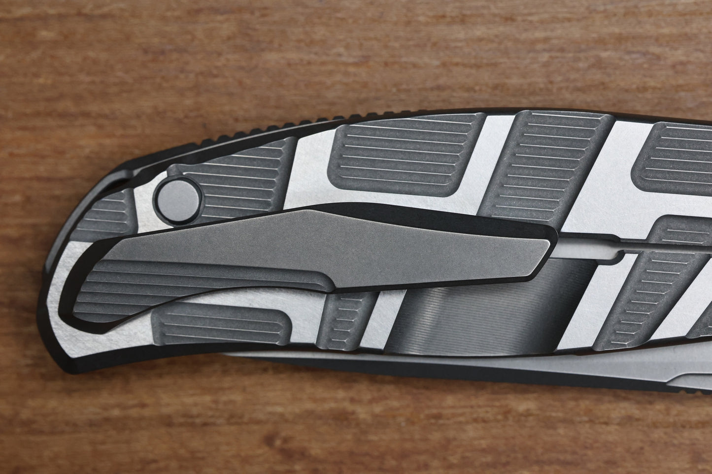 SHIROGOROV F95 T PATTERN GEN. 4 - TITANIUM HANDLE - M390 BLADE - MRBS