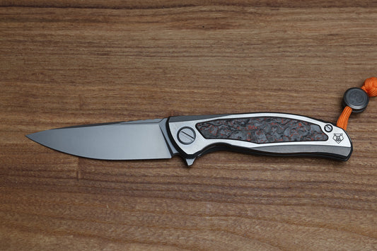 SHIROGOROV F95NL GEN. 5 HALLOWEEN SPECIAL EDITION - M390 BLADE - HALLOWEEN TECHNOCARBO INLAYS - MRBS