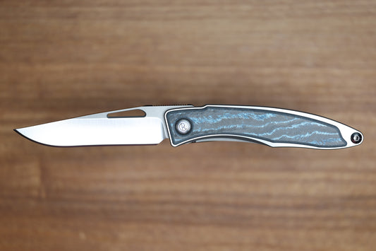 CHRIS REEVE MNANDI - OCEAN BLUE CARBOTI INLAY - CPM MAGNACUT BLADE - R1 INVITATIONAL 2026