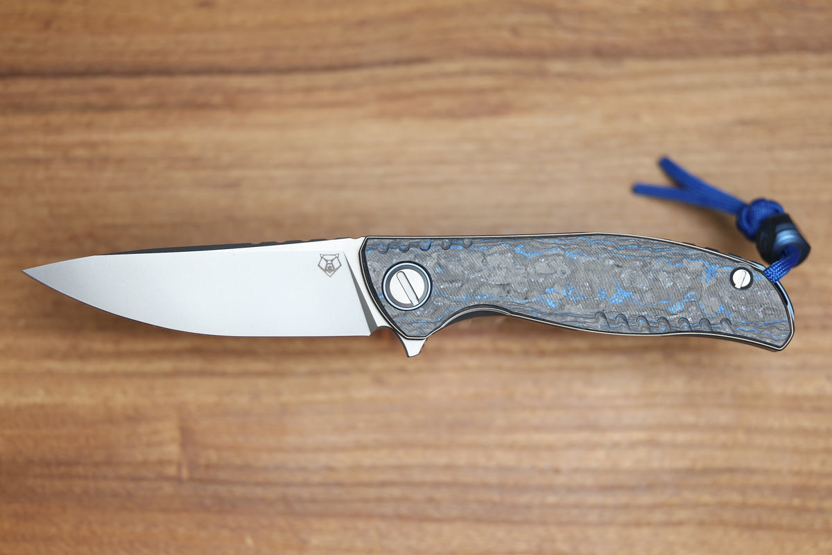 SHIROGOROV F3 FB - SPECIAL EDITION - 2025 - "GLACIER" TECHNOCARBO HANDLE - MAGNACUT BLADE - MRBS (PREOWNED)