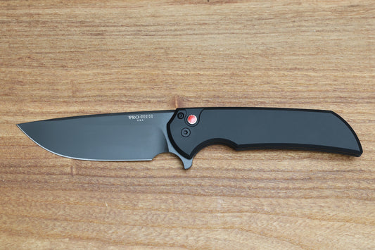 PRO-TECH MORDAX BLACK HANDLE & BLACK DLC MAGNACUT BLADE 2024 BLADEWEST.01