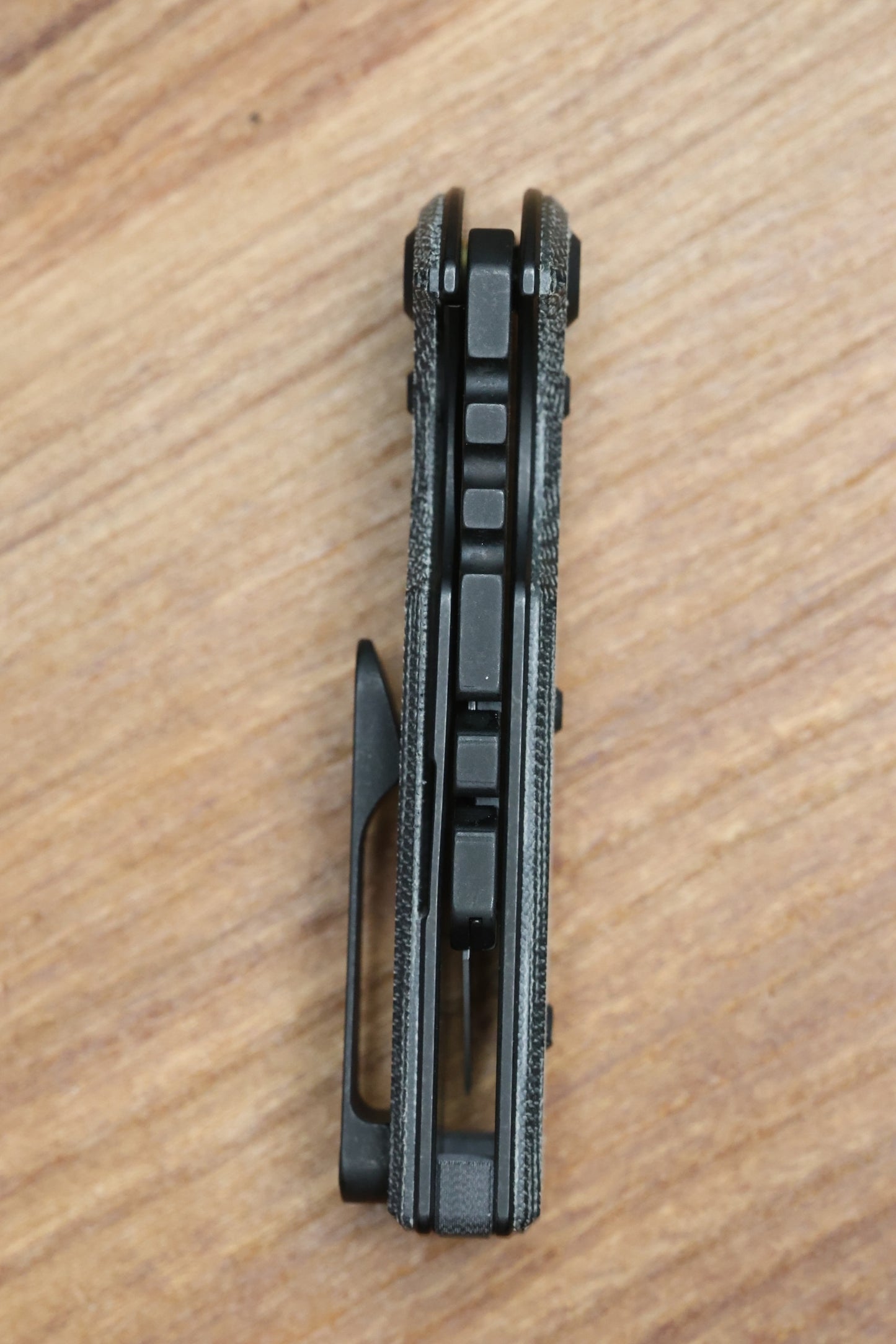 CHAVES KNIVES BLUE LABEL CHUB FLIPPER LINER LOCK KNIFE BLACK MICARTA 1" UTILITY BLADE BLACKOUT