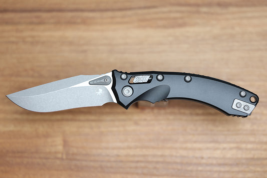 MICROTECH AMPHIBIAN MINI RAM LOK BLACK ALUMINUM & APOCALYPTIC M390MK 137MRL-10AP