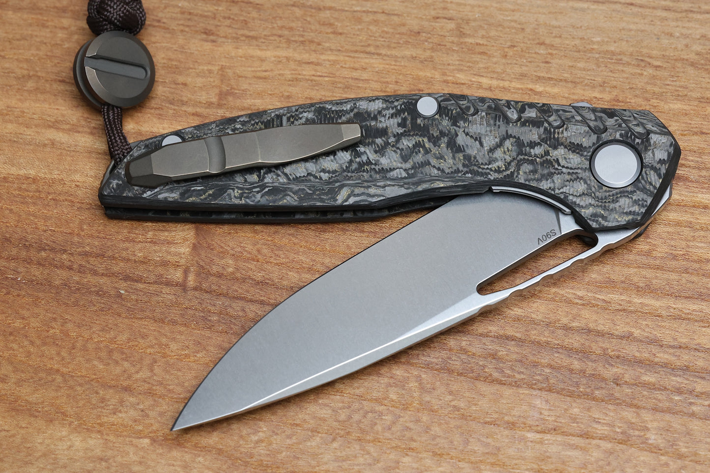 SHIROGOROV 111 TERRUS - SPECIAL EDITION - "RARE EARTH" TECHNOCARBO HANDLE - S90V BLADE - MRBS