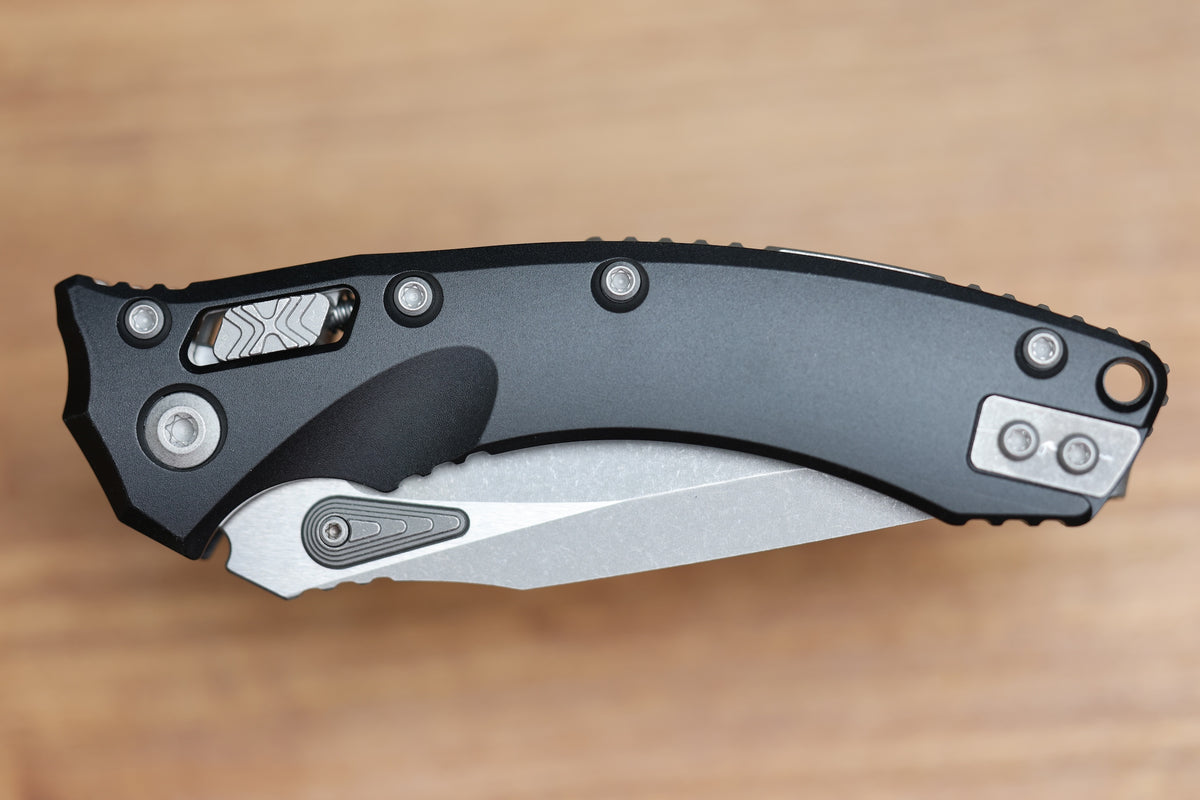MICROTECH AMPHIBIAN MINI RAM LOK BLACK ALUMINUM & APOCALYPTIC M390MK 137MRL-10AP