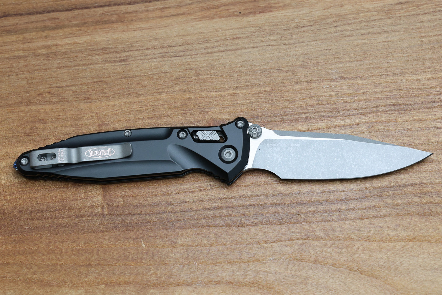 MICROTECH SOCOM DELTA RAM-LOK W/ BLACK ALUMINUM HANDLES & APOCALYPTIC M390MK 159RL-10AP