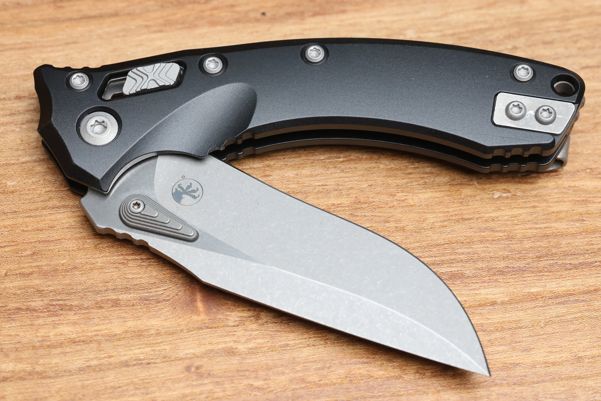 MICROTECH AMPHIBIAN MINI RAM LOK BLACK ALUMINUM & APOCALYPTIC M390MK 137MRL-10AP