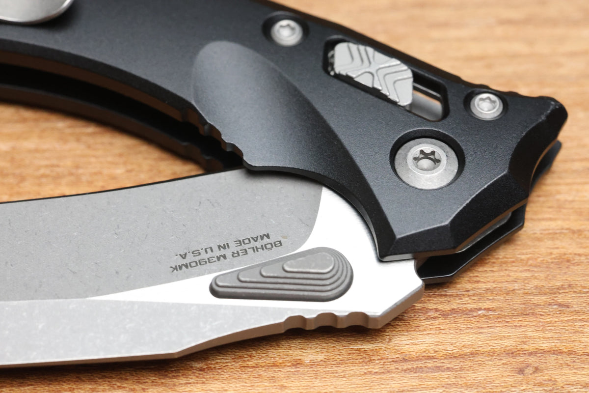 MICROTECH AMPHIBIAN MINI RAM LOK BLACK ALUMINUM & APOCALYPTIC M390MK 137MRL-10AP