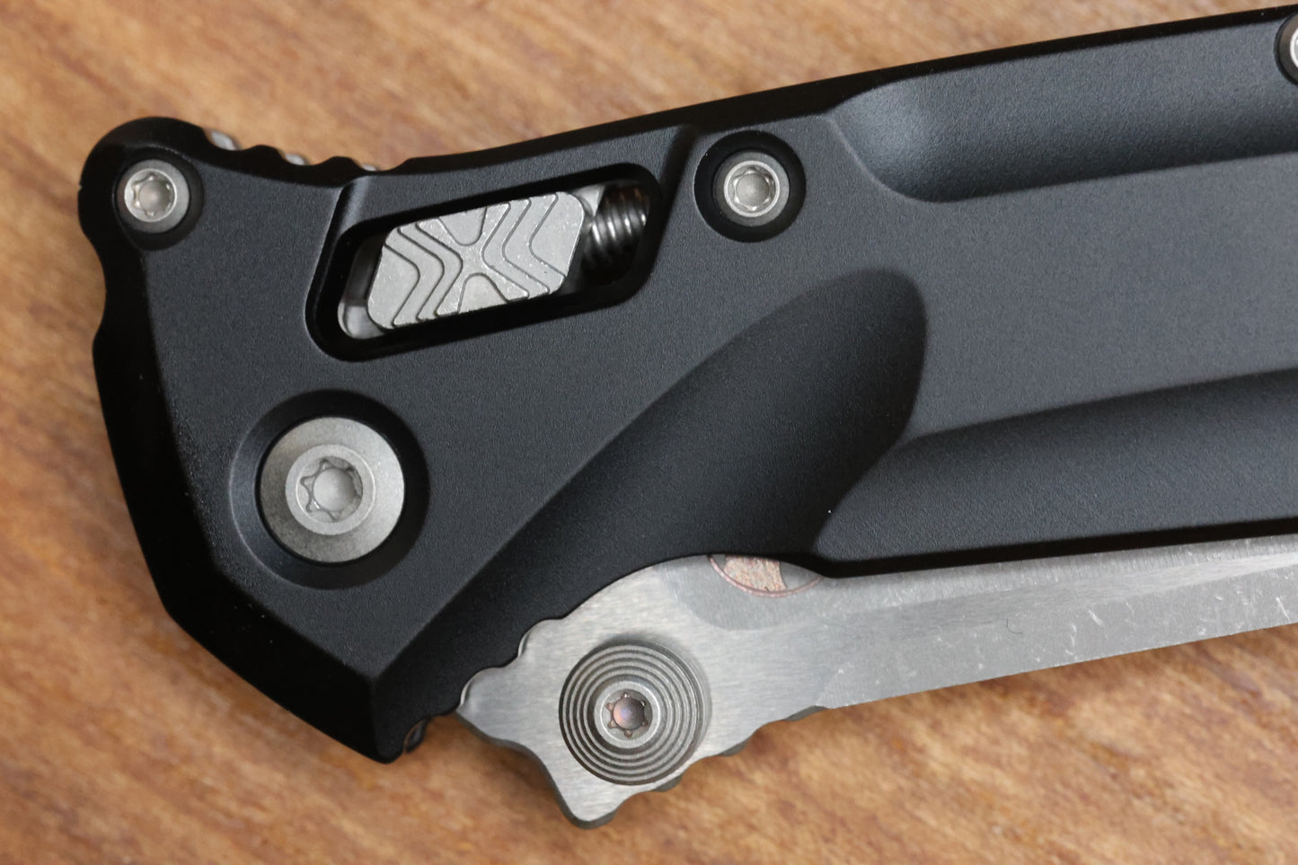 MICROTECH SOCOM DELTA RAM-LOK W/ BLACK ALUMINUM HANDLES & APOCALYPTIC M390MK 159RL-10AP