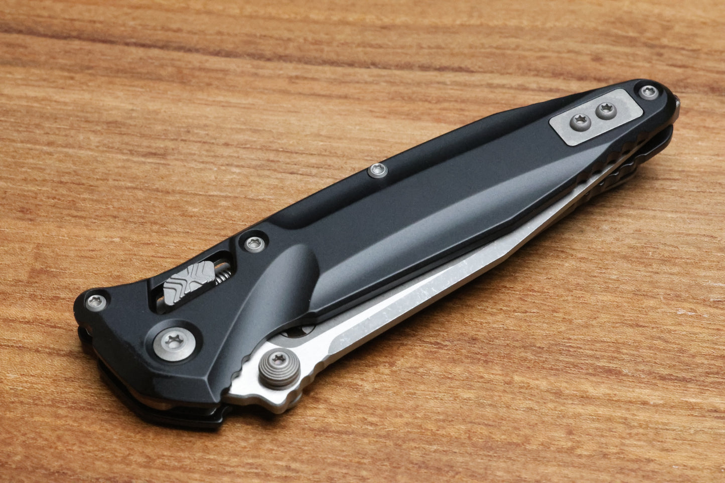 MICROTECH SOCOM DELTA RAM-LOK W/ BLACK ALUMINUM HANDLES & APOCALYPTIC M390MK 159RL-10AP