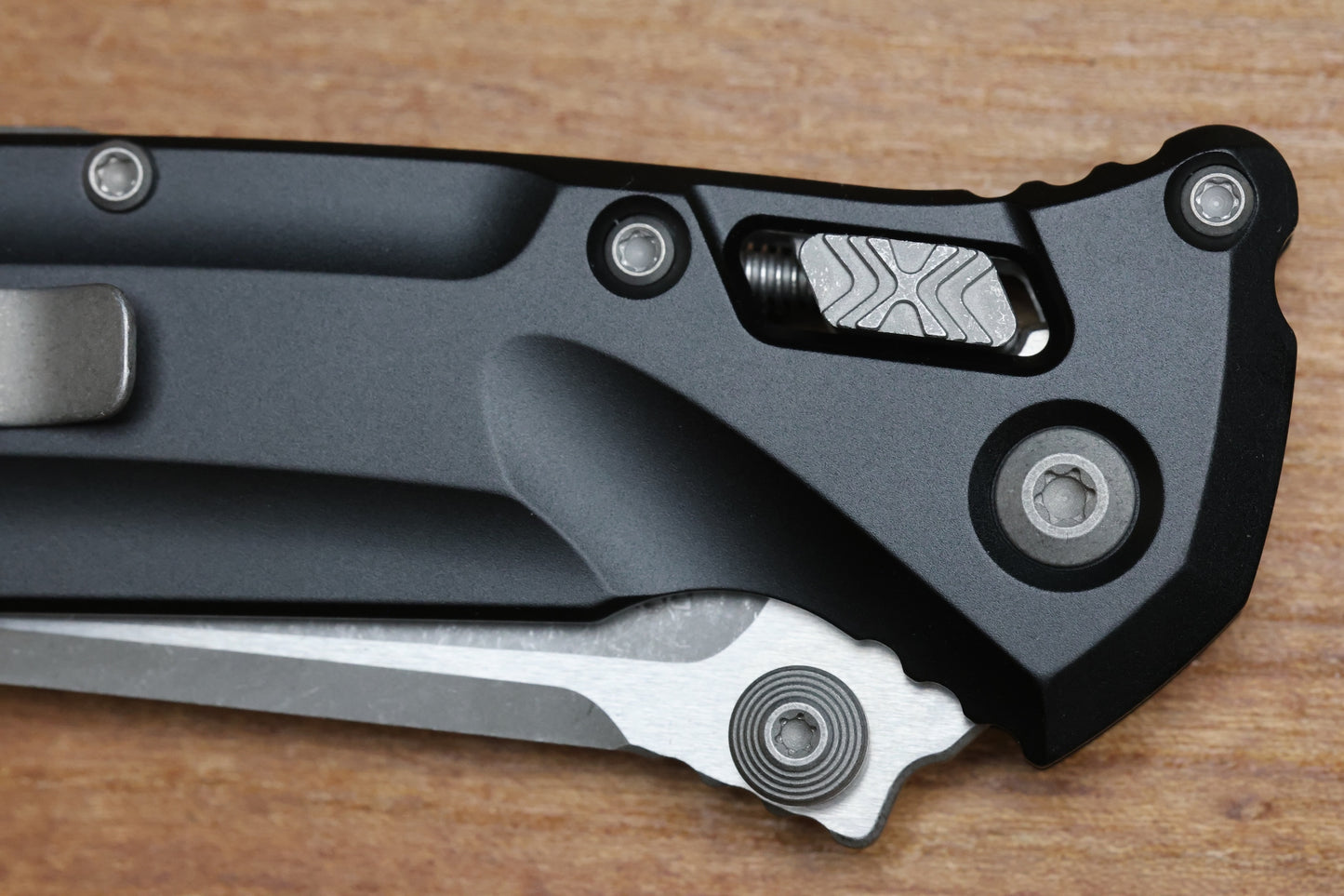 MICROTECH SOCOM DELTA RAM-LOK W/ BLACK ALUMINUM HANDLES & APOCALYPTIC M390MK 159RL-10AP