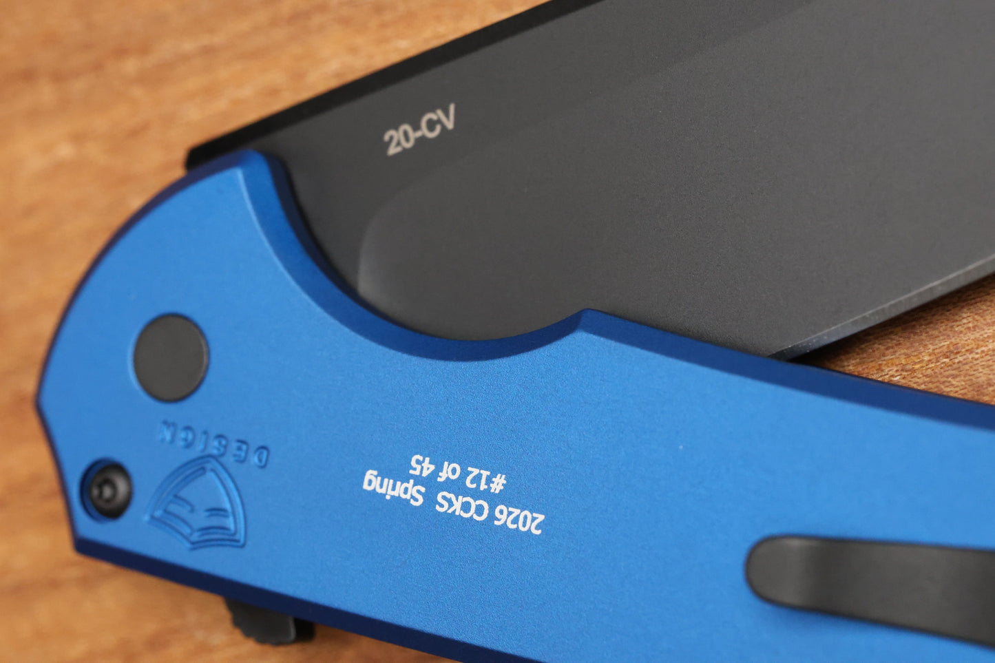 PRO-TECH MORDAX BLUE BUTTON LOCK 3.5" DLC CCKS SPRING 2026