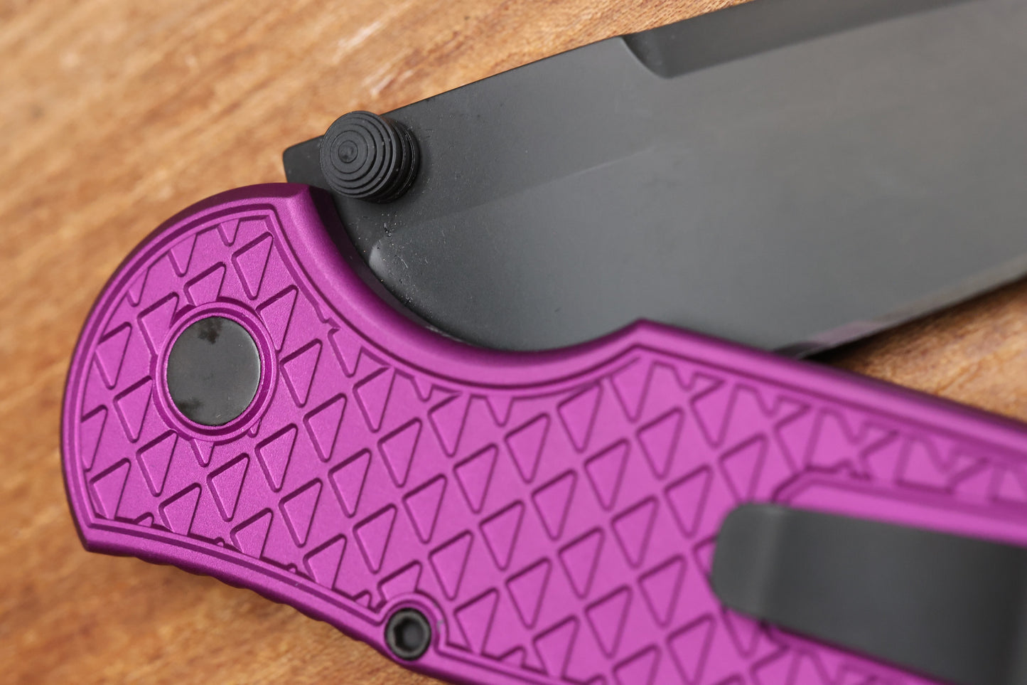 PRO-TECH KNIVES TR-3 INTEGRITY BUTTON LOCK PURPLE RELIC 3.5" DLC CCKS SPRING 2026