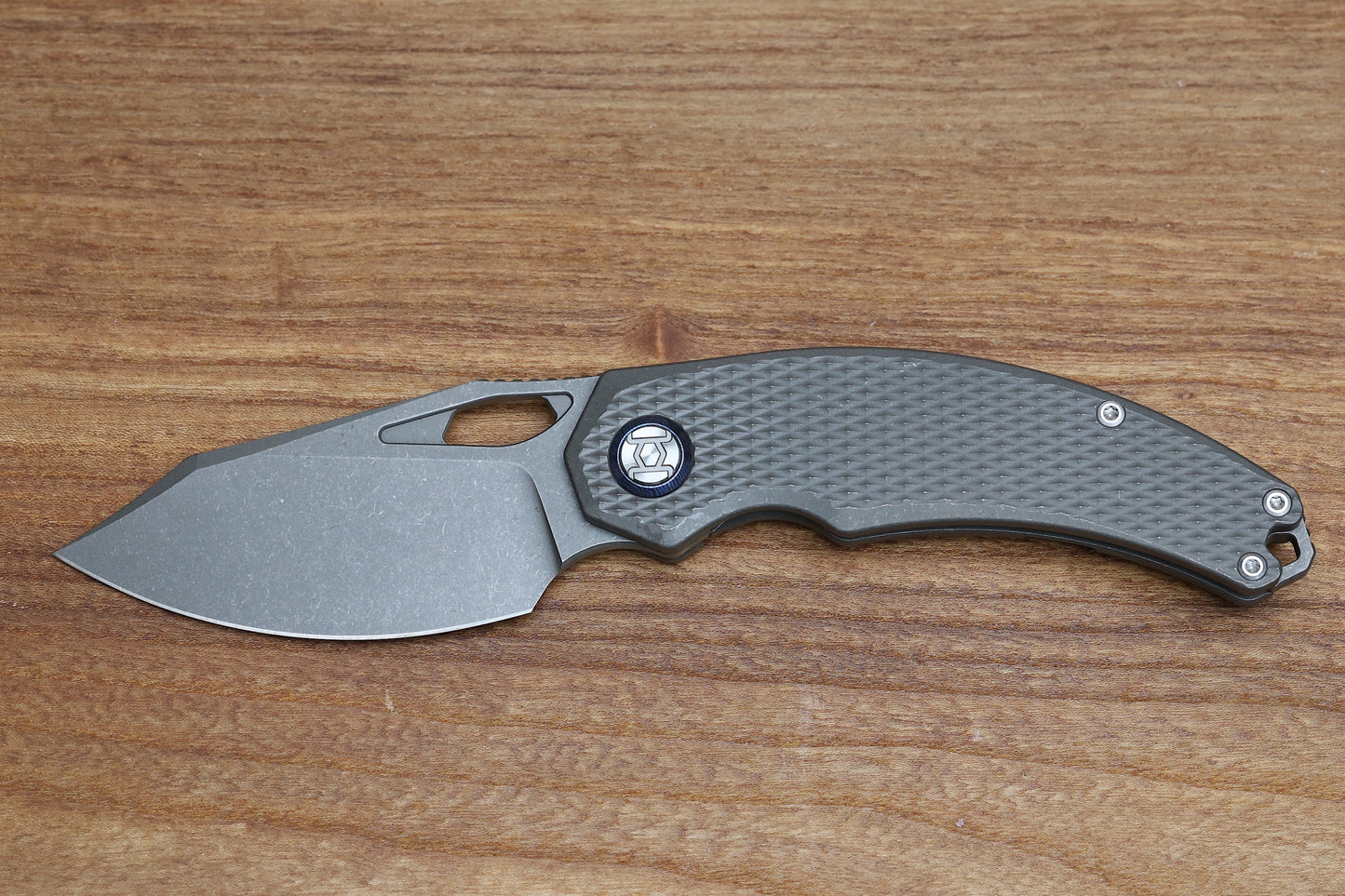 KUNWU PADRE DIAMOND TITANIUM HANDLES W/ STONEWASH VANAX