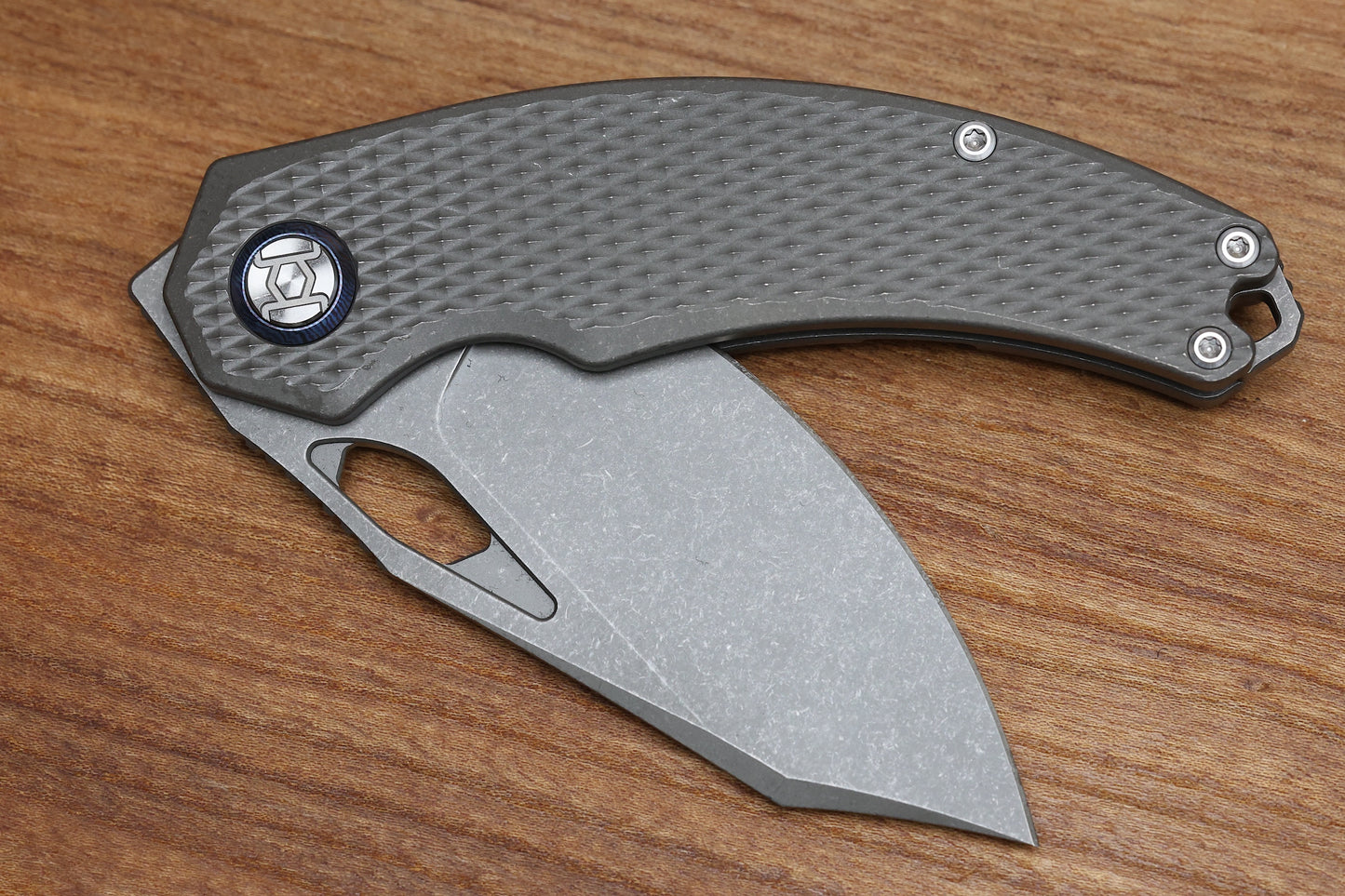 KUNWU PADRE DIAMOND TITANIUM HANDLES W/ STONEWASH VANAX