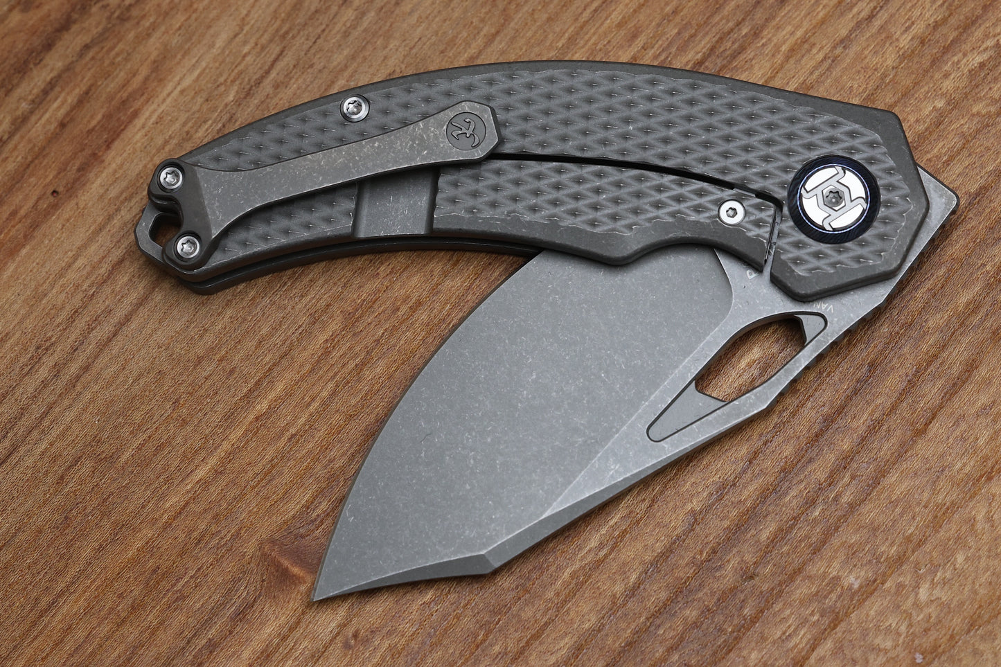 KUNWU PADRE DIAMOND TITANIUM HANDLES W/ STONEWASH VANAX