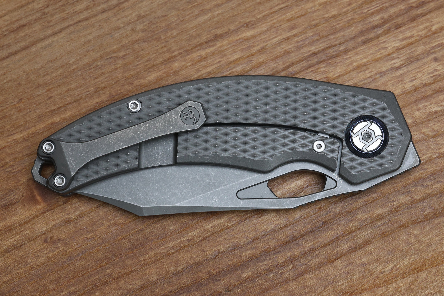 KUNWU PADRE DIAMOND TITANIUM HANDLES W/ STONEWASH VANAX