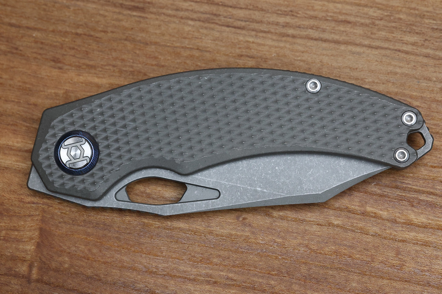 KUNWU PADRE DIAMOND TITANIUM HANDLES W/ STONEWASH VANAX