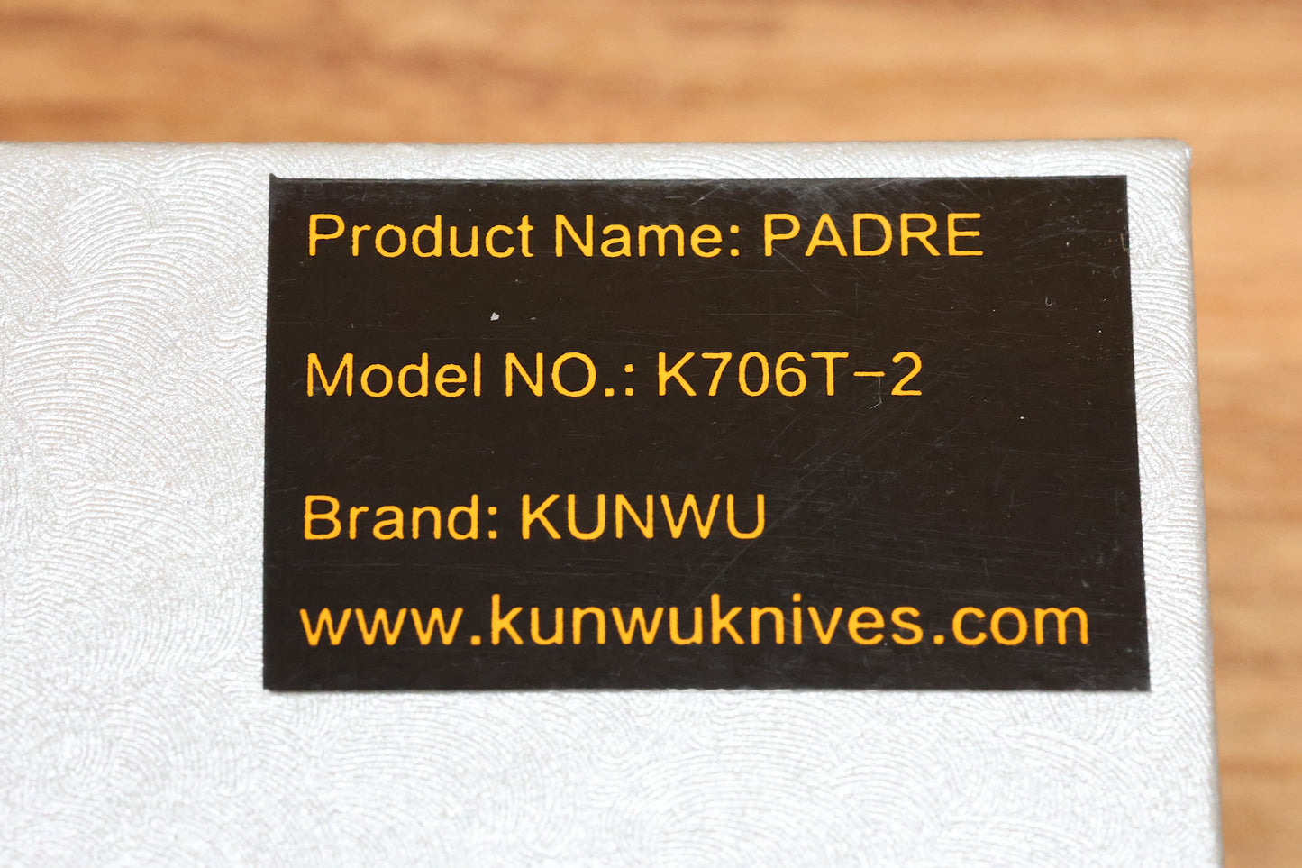 KUNWU PADRE DIAMOND TITANIUM HANDLES W/ SATIN VANAX