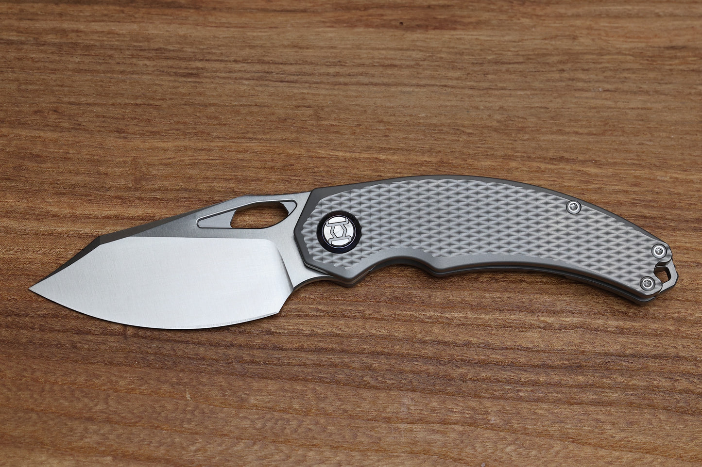 KUNWU PADRE DIAMOND TITANIUM HANDLES W/ SATIN VANAX