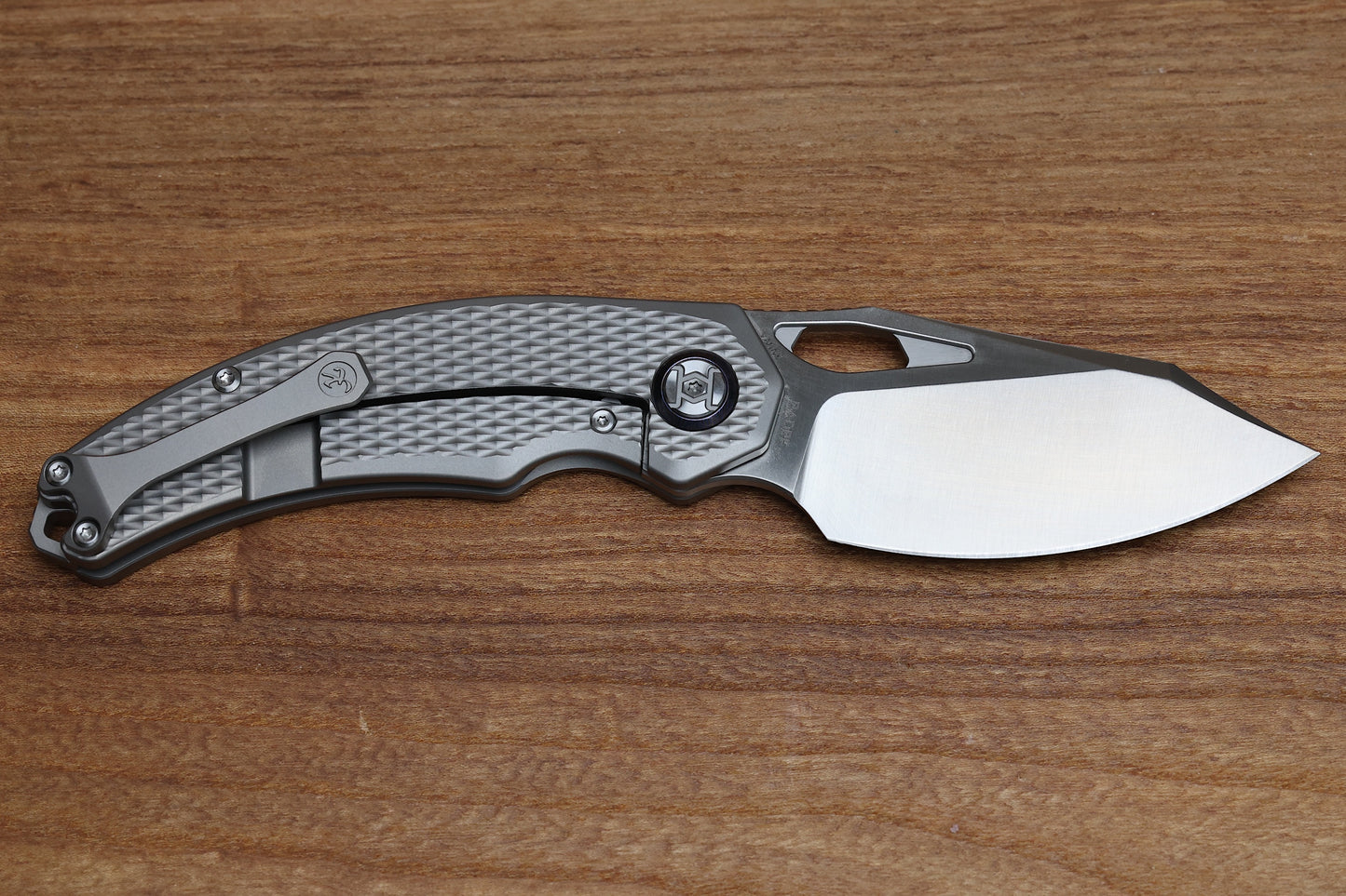 KUNWU PADRE DIAMOND TITANIUM HANDLES W/ SATIN VANAX