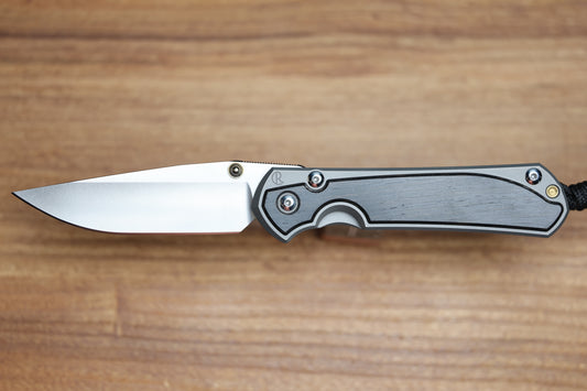 CHRIS REEVE LARGE SEBENZA BOG OAK INLAY DROP POINT MAGNACUT (PREOWNED)