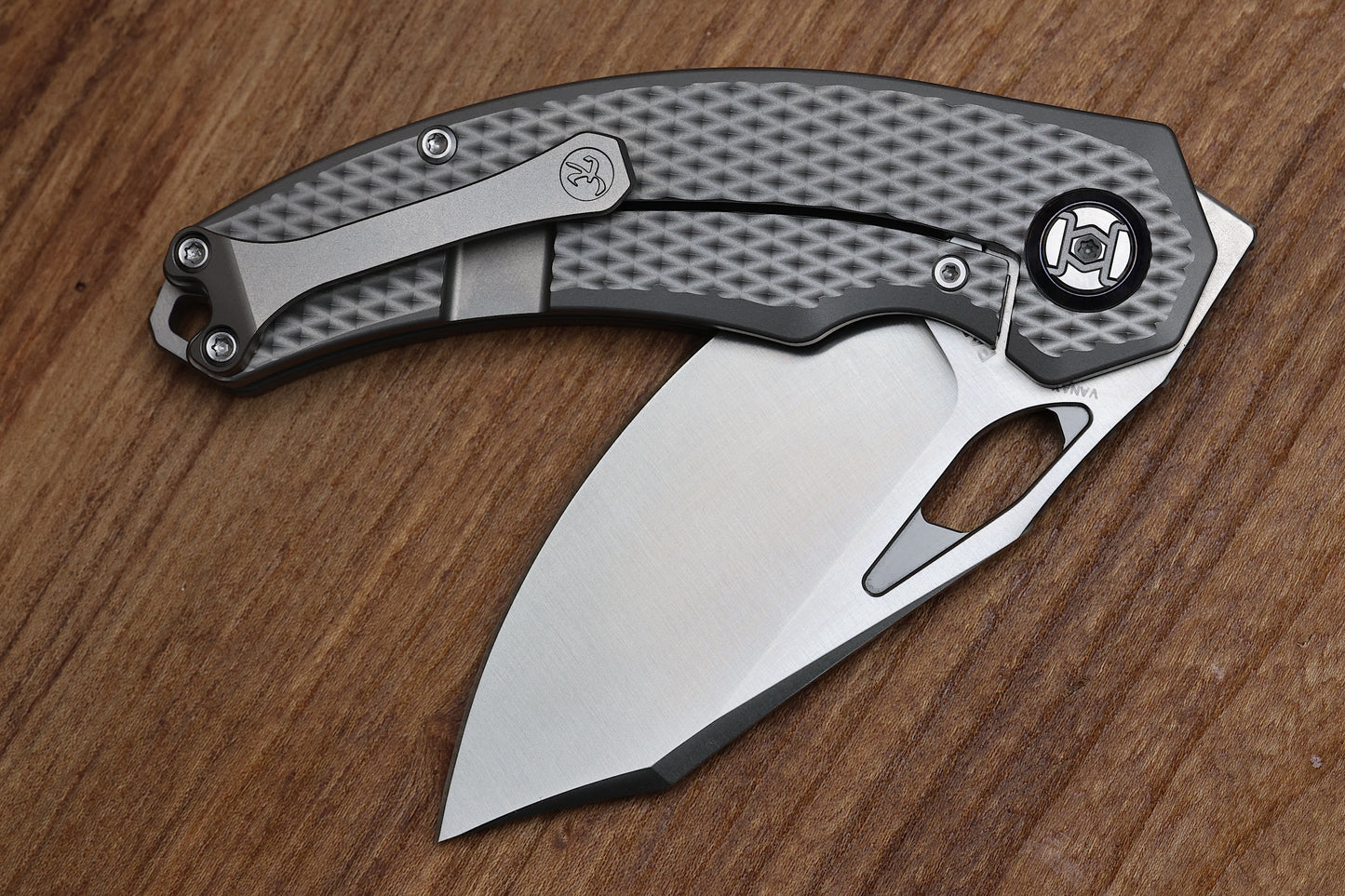 KUNWU PADRE DIAMOND TITANIUM HANDLES W/ SATIN VANAX