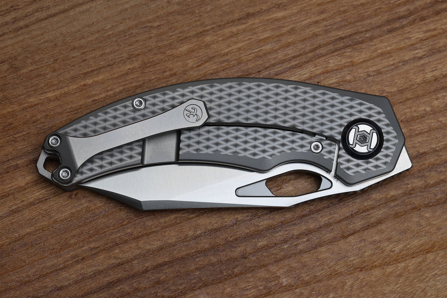 KUNWU PADRE DIAMOND TITANIUM HANDLES W/ SATIN VANAX