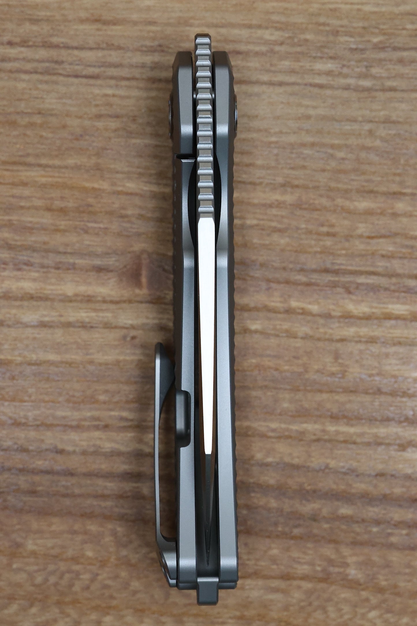 KUNWU PADRE DIAMOND TITANIUM HANDLES W/ SATIN VANAX