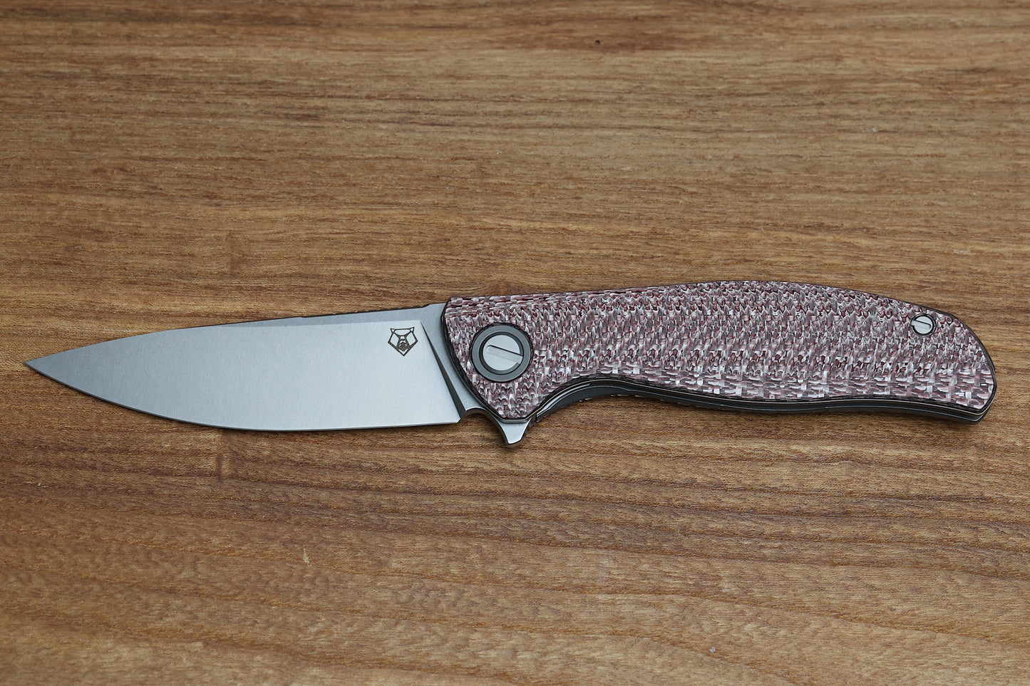 SHIROGOROV F3 - ELMAX BLADE - BROWN ALUTEX HANDLE - MRBS