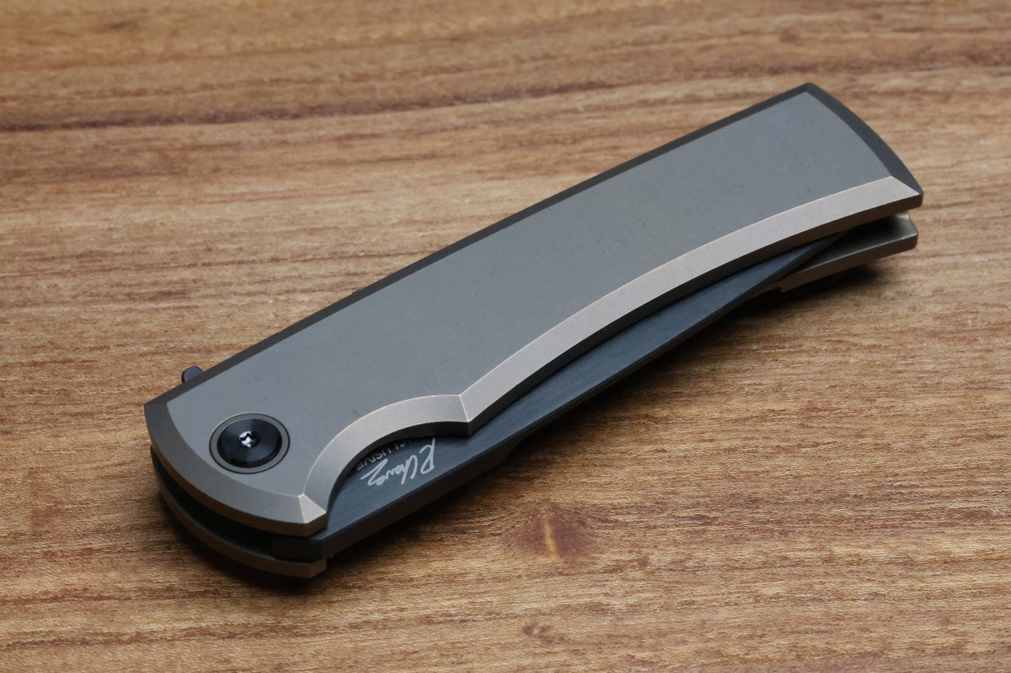 CHAVES EXCLUSIVE INTEGRAL LIBERATION STREET BRONZE ANO - PVD M390 TANTO CHISEL GRIND