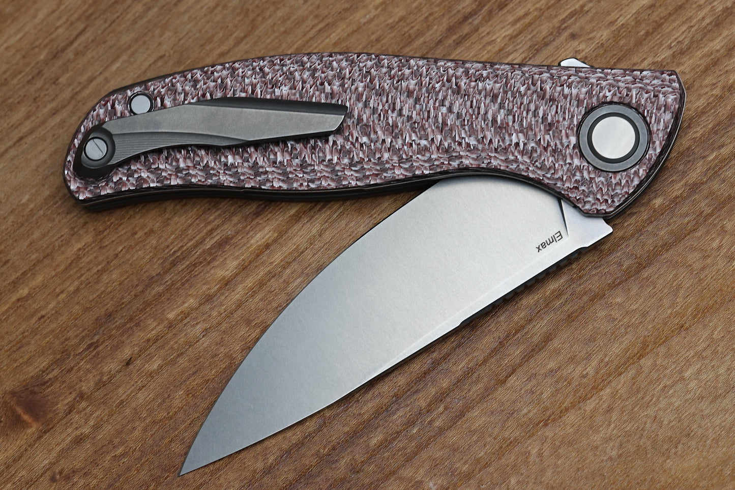 SHIROGOROV F3 - ELMAX BLADE - BROWN ALUTEX HANDLE - MRBS