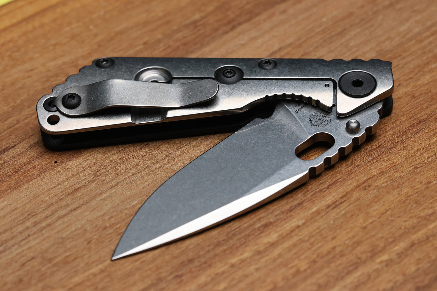 STRIDER KNIVES SNG CC - TITANIUM/BLACK G10 HANDLE - DROP POINT MAGNACUT BLADE