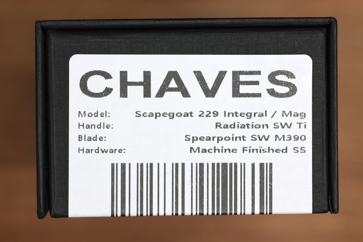 CHAVES INTEGRAL SCAPEGOAT 229 RADIATION MAGNETIC INLAY 3.75" STONEWASH