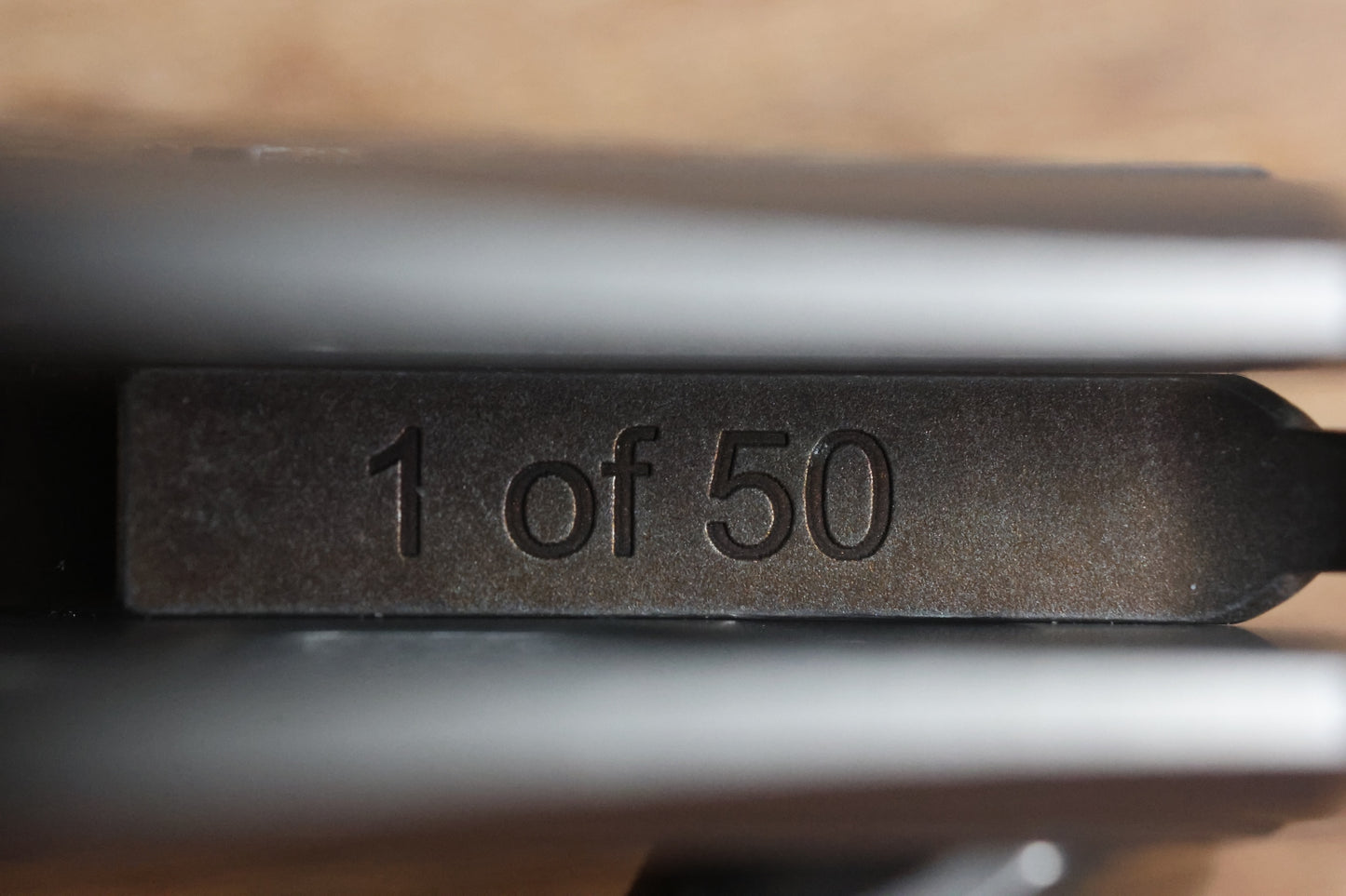 SHIROGOROV F95 BRACES - S90V BLADE - TITANIUM HANDLE - BRONZE ACCENTS - WASHERS