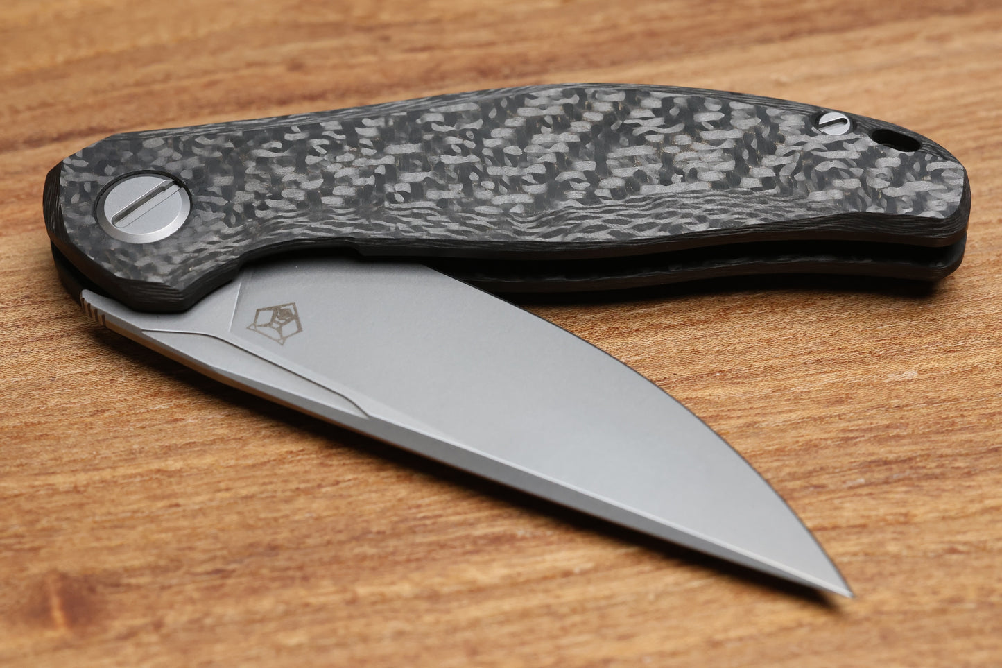 SHIROGOROV STELLAR CF – BRONZE CARBON FIBER HANDLE – M390 BLADE – MRBS