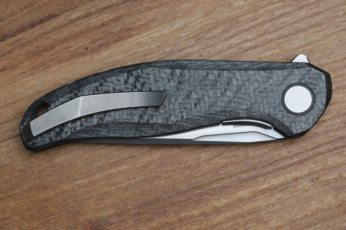 SHIROGOROV STELLAR CF – BRONZE CARBON FIBER HANDLE – M390 BLADE – MRBS