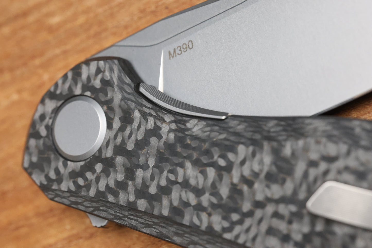 SHIROGOROV STELLAR CF – BRONZE CARBON FIBER HANDLE – M390 BLADE – MRBS